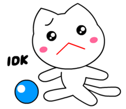 Tomo's Cute Cat 4 (English) sticker #6542351