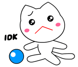 Tomo's Cute Cat 4 (English) sticker #6542351