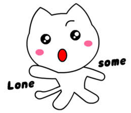 Tomo's Cute Cat 4 (English) sticker #6542357