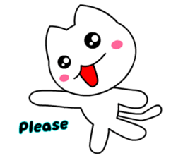 Tomo's Cute Cat 4 (English) sticker #6542374