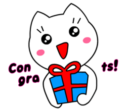 Tomo's Cute Cat 3 (English) sticker #6542588