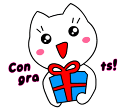 Tomo's Cute Cat 3 (English) sticker #6542588