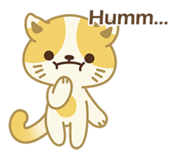 Naughty kitten(little cat_English) sticker #6543040
