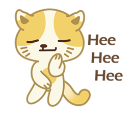 Naughty kitten(little cat_English) sticker #6543044