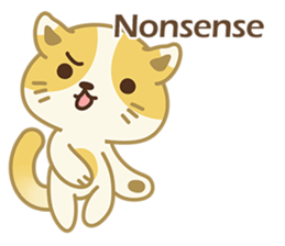 Naughty kitten(little cat_English) sticker #6543046
