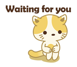 Naughty kitten(little cat_English) sticker #6543052