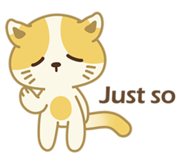 Naughty kitten(little cat_English) sticker #6543074