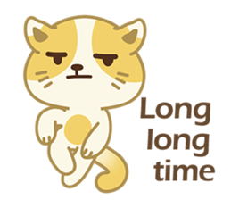 Naughty kitten(little cat_English) sticker #6543076