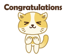 Naughty kitten(little cat_English) sticker #6543080