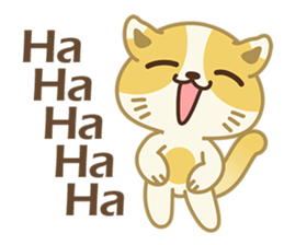 Naughty kitten(little cat_English) sticker #6543084