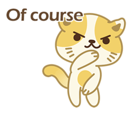 Naughty kitten(little cat_English) sticker #6543092