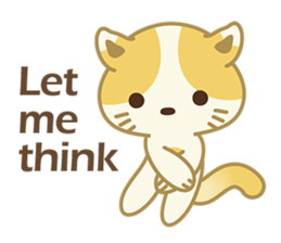 Naughty kitten(little cat_English) sticker #6543094