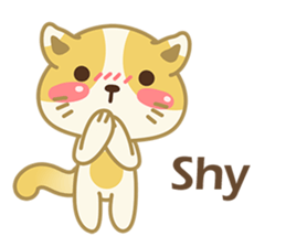Naughty kitten(little cat_English) sticker #6543101