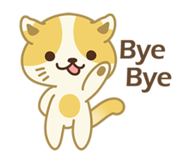 Naughty kitten(little cat_English) sticker #6543103