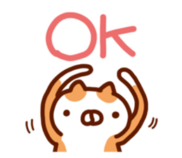 Animal big face Sticker sticker #6543560