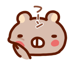 Animal big face Sticker sticker #6543565