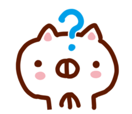 Animal big face Sticker sticker #6543566