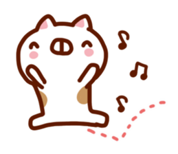 Animal big face Sticker sticker #6543567