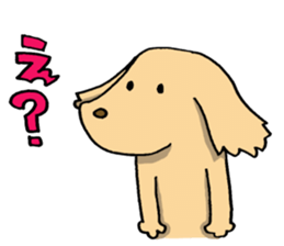 Dog with a heart like glass sticker #6543715