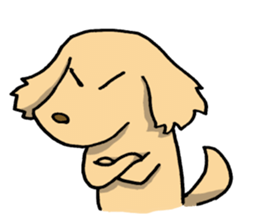 Dog with a heart like glass sticker #6543717