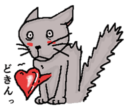 He is a cat named Gal sticker #6544074