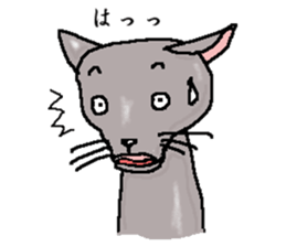 He is  a cat named Gal sticker #6544077