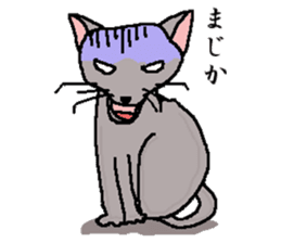 He is a cat named Gal sticker #6544078