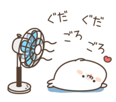 Sticker of a cute seal summer sticker #6544117