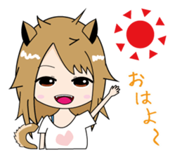 Dog woman ver Shiba Inu sticker #6544464