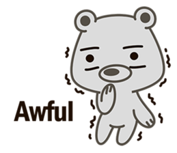 Little Grizzly(Gray bear) Pa-Pa sticker #6544787