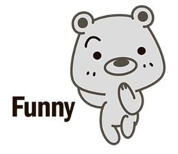 Little Grizzly(Gray bear) Pa-Pa sticker #6544792