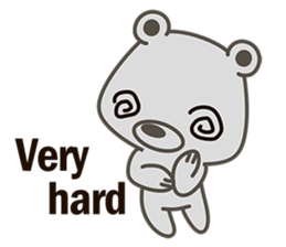 Little Grizzly(Gray bear) Pa-Pa sticker #6544793