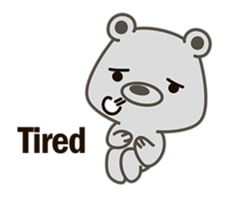 Little Grizzly(Gray bear) Pa-Pa sticker #6544798