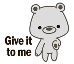 Little Grizzly(Gray bear) Pa-Pa sticker #6544799