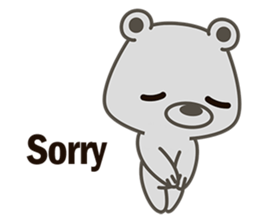 Little Grizzly(Gray bear) Pa-Pa sticker #6544801