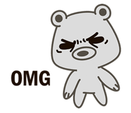 Little Grizzly(Gray bear) Pa-Pa sticker #6544802