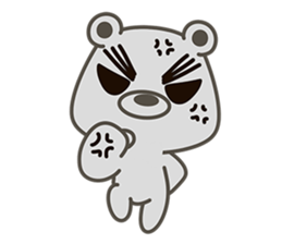 Little Grizzly(Gray bear) Pa-Pa sticker #6544805