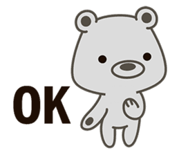 Little Grizzly(Gray bear) Pa-Pa sticker #6544806
