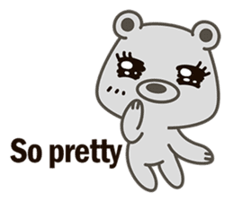 Little Grizzly(Gray bear) Pa-Pa sticker #6544809