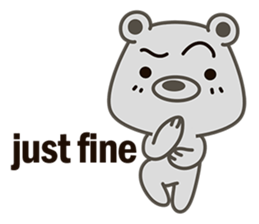 Little Grizzly(Gray bear) Pa-Pa sticker #6544820