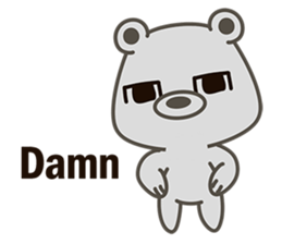 Little Grizzly(Gray bear) Pa-Pa sticker #6544821