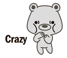 Little Grizzly(Gray bear) Pa-Pa sticker #6544822