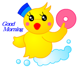 Tomo's Duck Ahiru-chan 2 (English) sticker #6544905