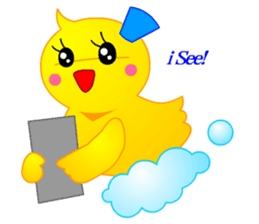 Tomo's Duck Ahiru-chan 2 (English) sticker #6544911