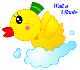 Tomo's Duck Ahiru-chan 2 (English) sticker #6544928