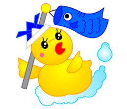 Tomo's Duck Ahiru-chan 2 (English) sticker #6544931