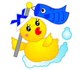 Tomo's Duck Ahiru-chan 2 (English) sticker #6544931