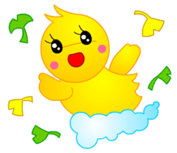 Tomo's Duck Ahiru-chan 2 (English) sticker #6544935