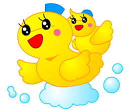 Tomo's Duck Ahiru-chan 2 (English) sticker #6544942