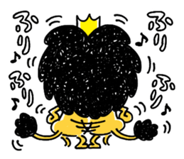 King Lion and its servant sticker #6546804